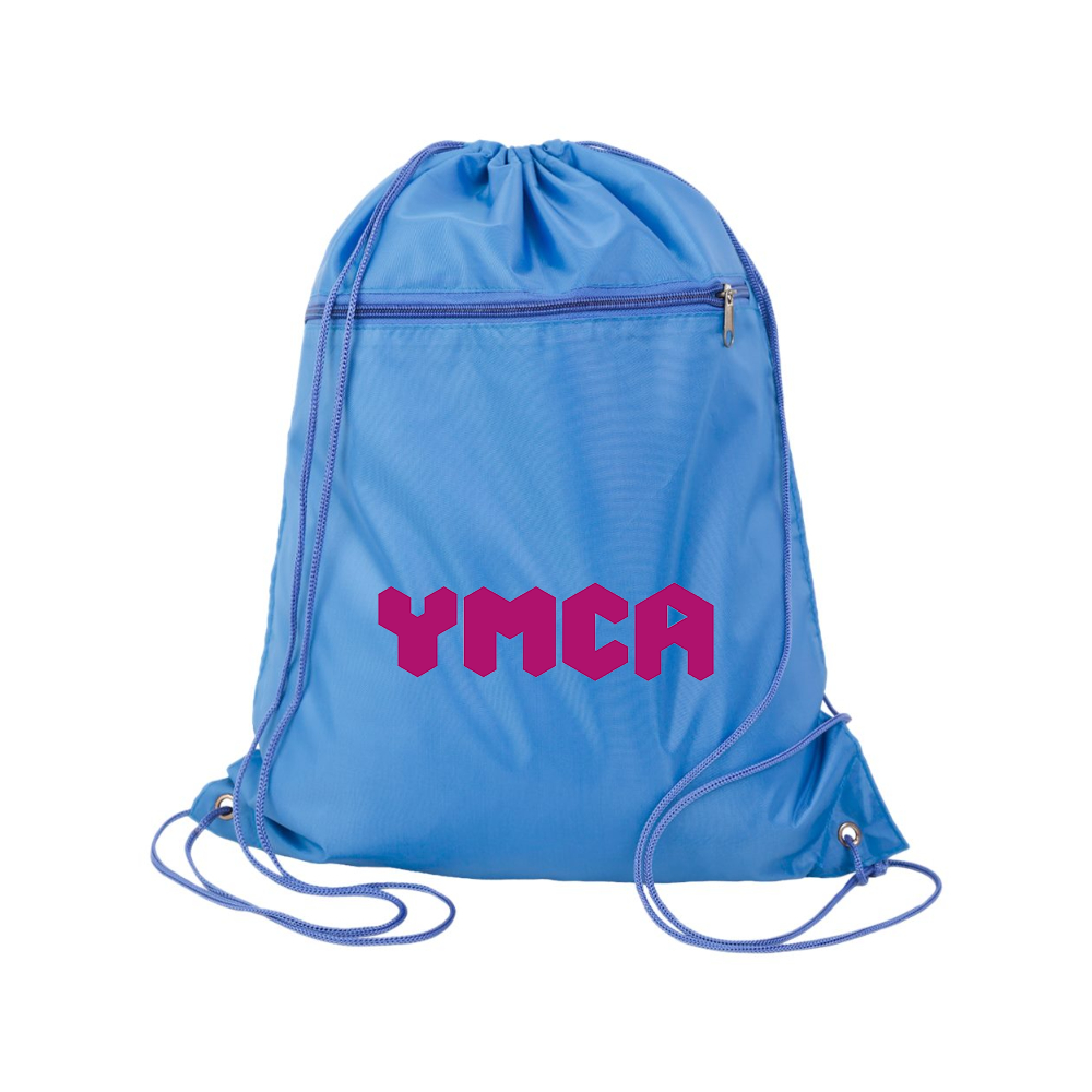 YMCA Mauve Q-Tees - Polyester Cinchpack