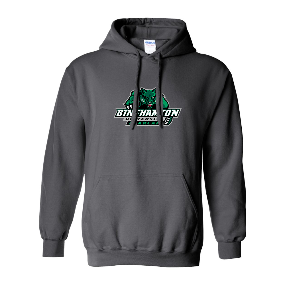 Men's Binghamton Bearcats  Gildan  Heavy Blend Hooded Sweatshirt