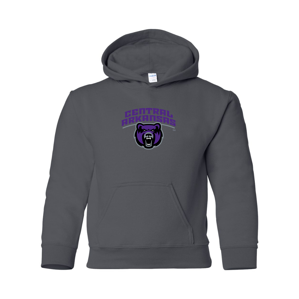 Youth Central Arkansas Bears   Gildan Heavy Blend  Hooded Sweatshirt