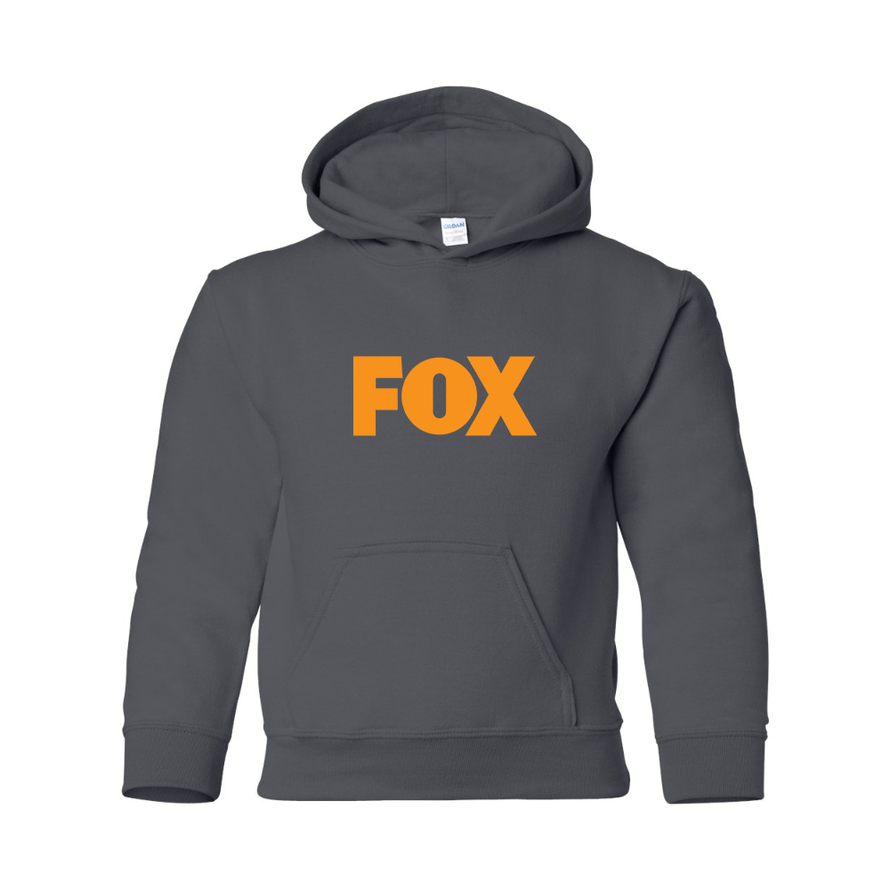 Youth  Fox Gildan Heavy Blend  Hooded Sweatshirt