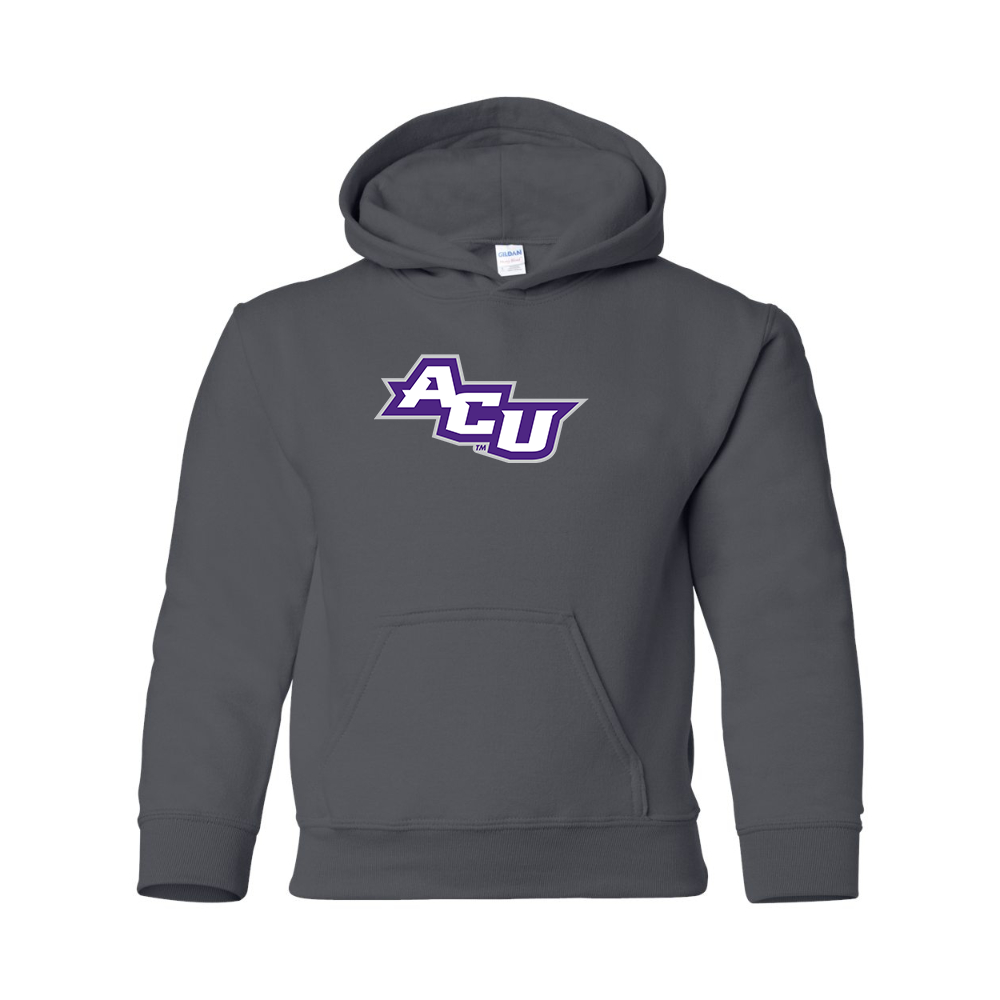 Youth Abilene Christian Wildcats  Gildan Heavy Blend  Hooded Sweatshirt