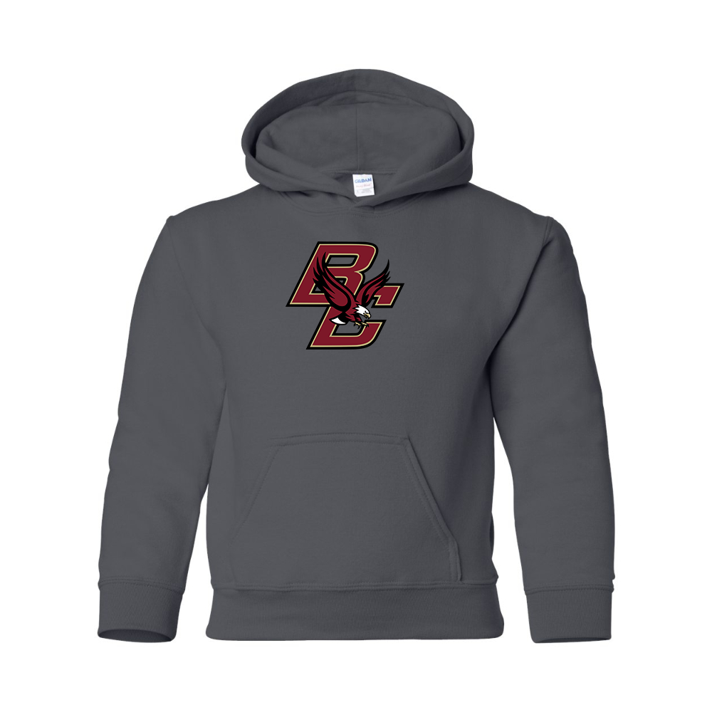 Youth Boston College Eagles Gildan Heavy Blend  Hooded Sweatshirt