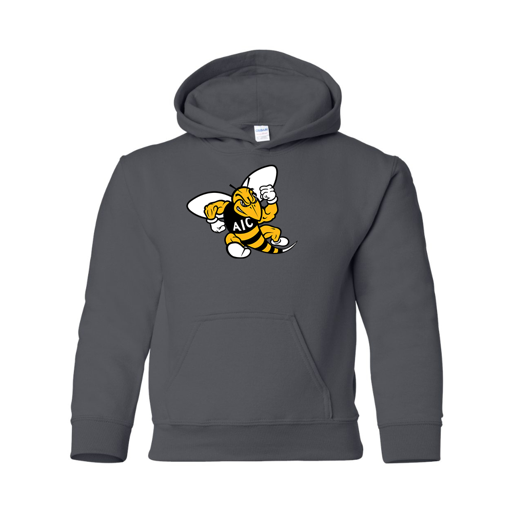 Youth AIC Yellow Jackets Gildan Heavy Blend  Hooded Sweatshirt