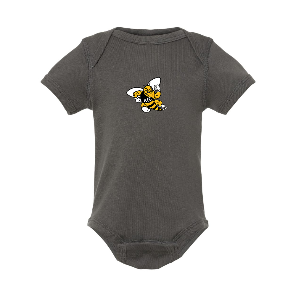 AIC Yellow Jackets   Rabbit Skins Infant Baby Rib Bodysuit