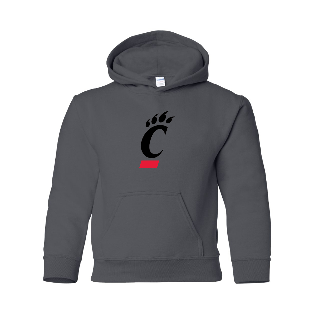 Youth  Cincinnati Bearcats Gildan Heavy Blend  Hooded Sweatshirt