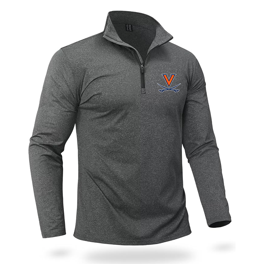 Men's (Design Here) Boladeci Men_s Quarter Zip Pullover Premium Fleece Lined Heather Long Sleeve Golf Shirts Midweight 1_4 Half Zip Sweatshirts