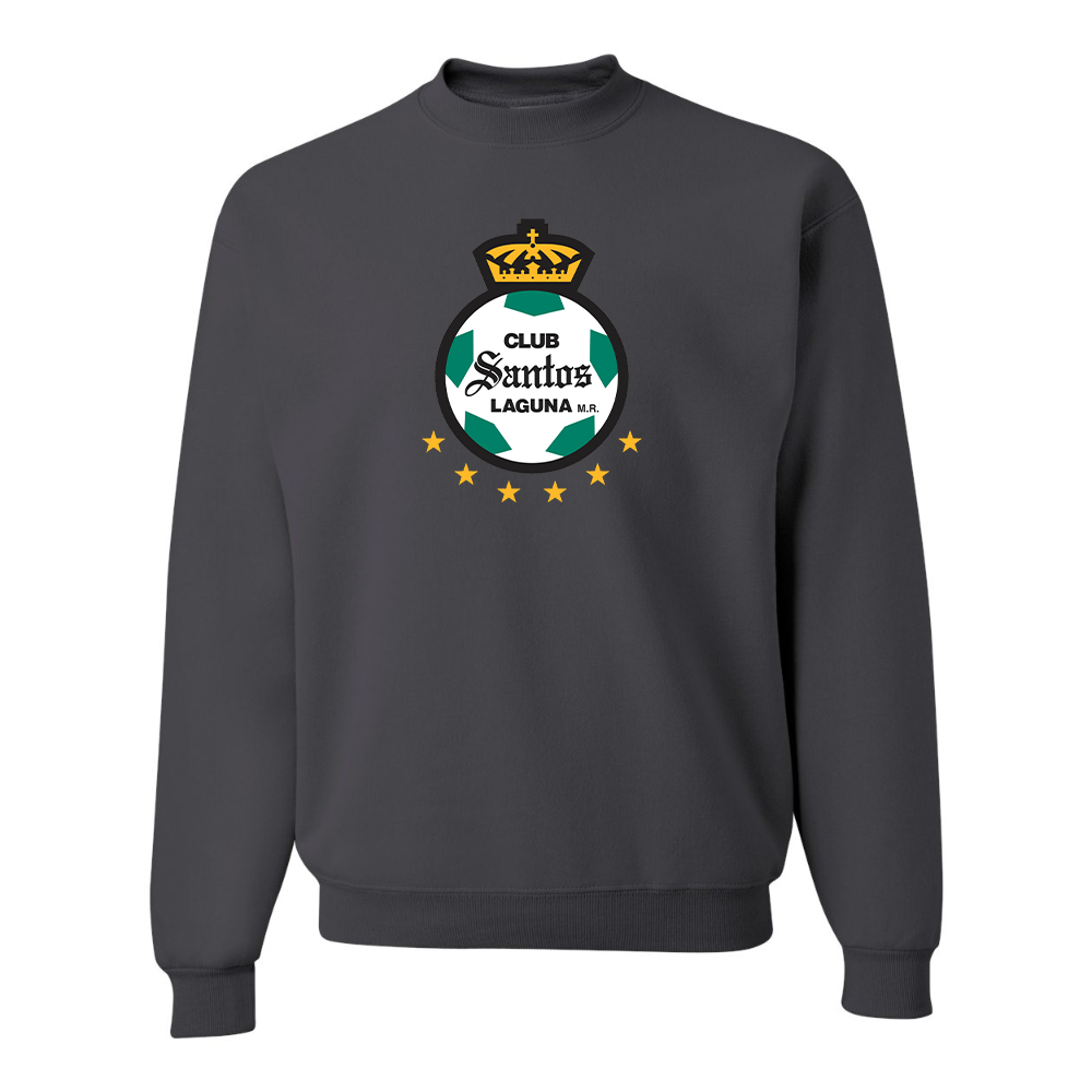 Men's Santos Laguna Soccer  JERZEES NuBlend Crewneck Sweatshirt