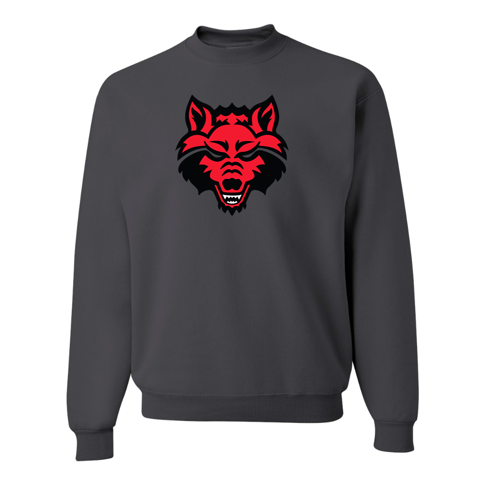 Men's Arkansas State Red Wolves JERZEES NuBlend Crewneck Sweatshirt