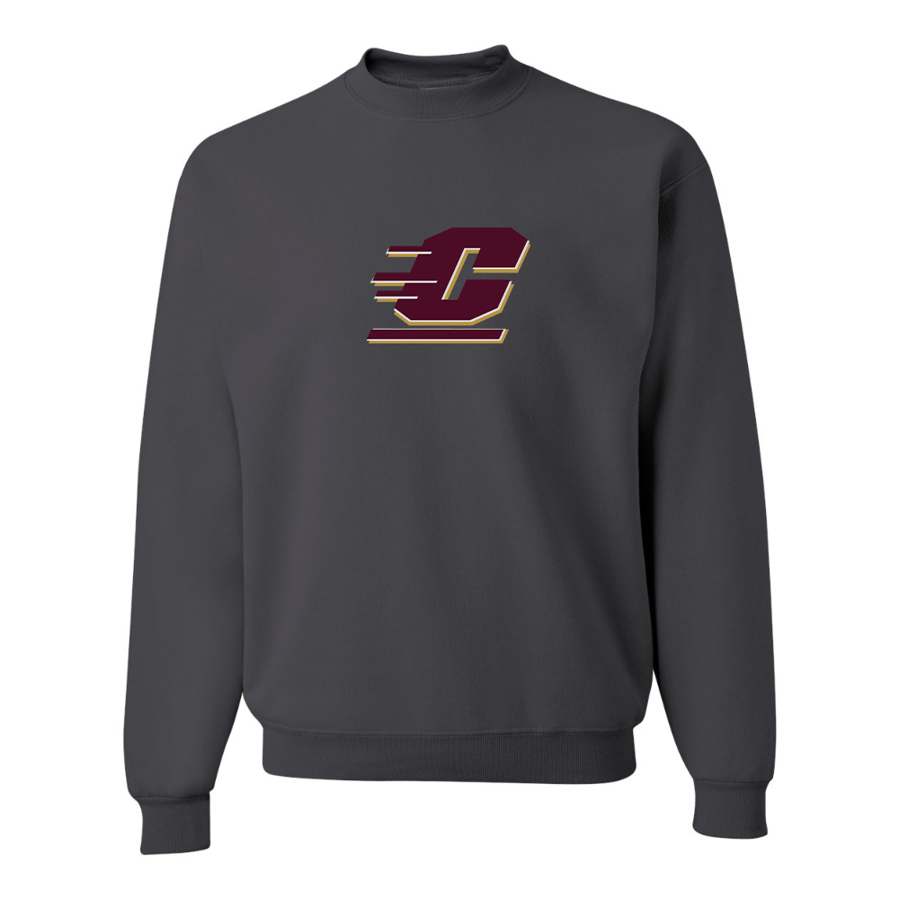 Men's Central Michigan Chippewas JERZEES NuBlend Crewneck Sweatshirt
