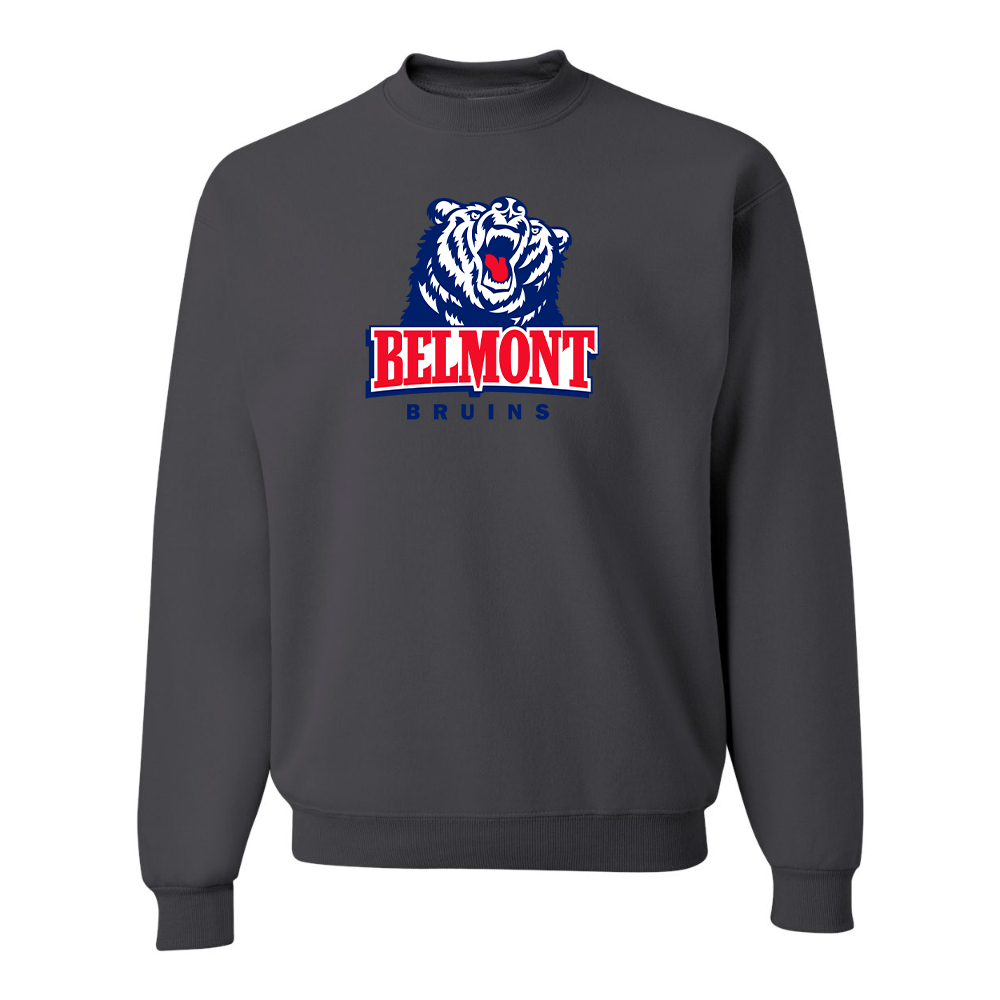 Men's Belmont Bruins JERZEES NuBlend Crewneck Sweatshirt
