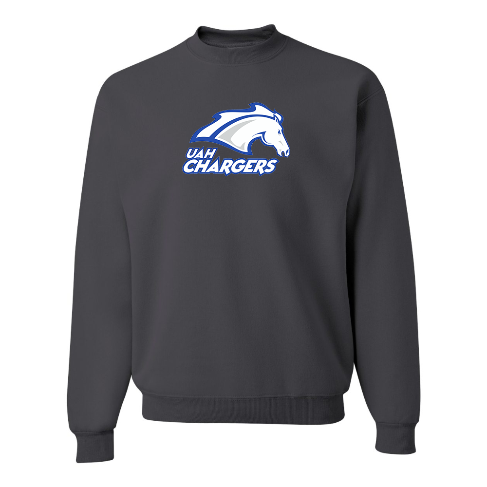 Men's Alabama Huntsville Chargers JERZEES NuBlend Crewneck Sweatshirt