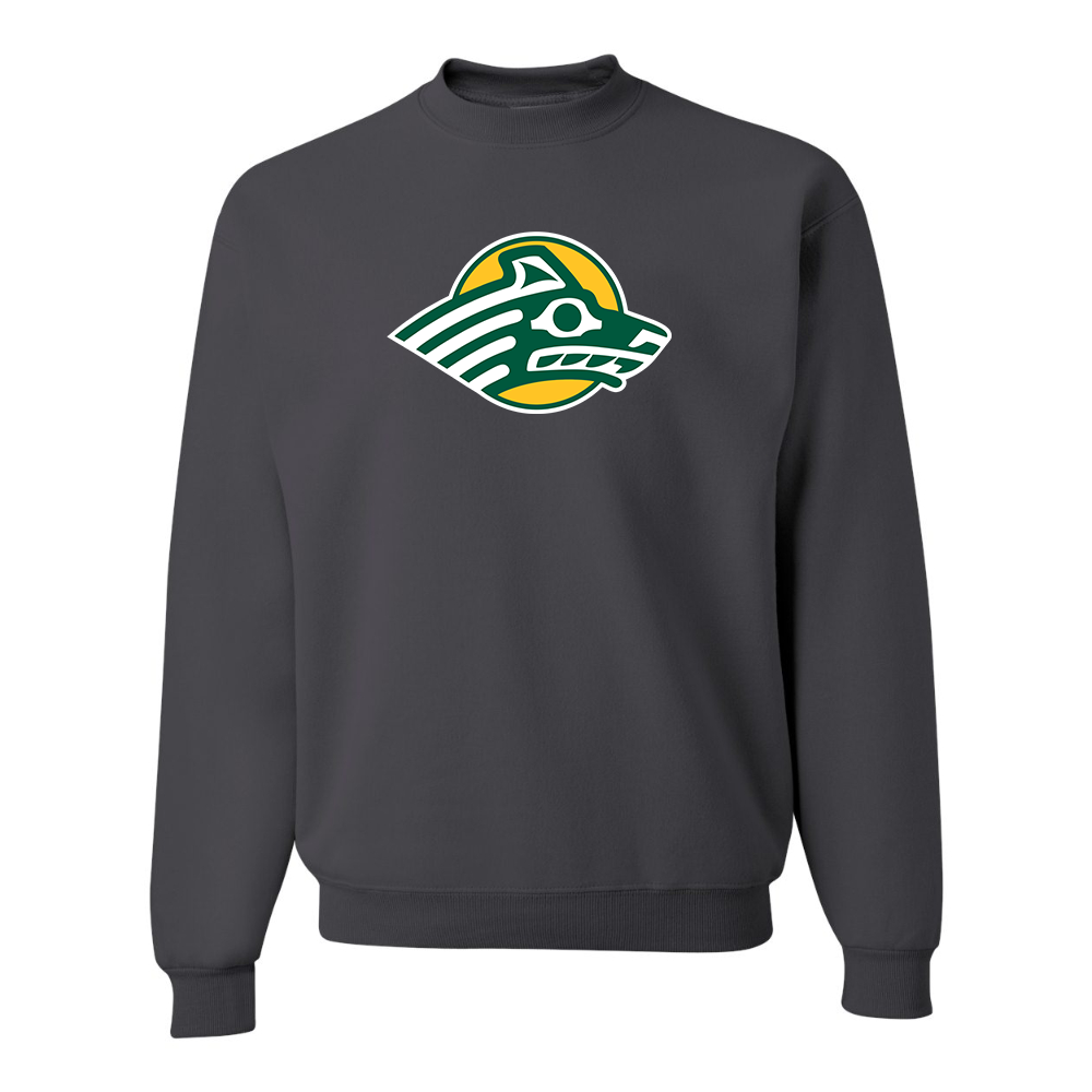 Men's Alaska Anchorage Seawolves   JERZEES NuBlend Crewneck Sweatshirt
