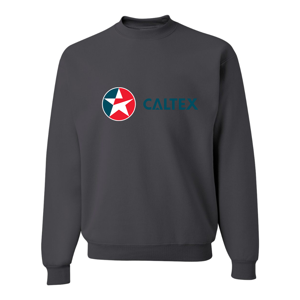 Men's  Caltex Gas Station  JERZEES NuBlend Crewneck Sweatshirt