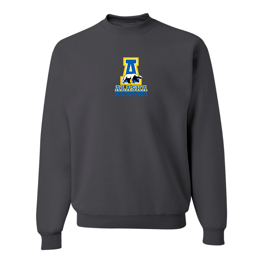 Men's Alaska Nanooks  JERZEES NuBlend Crewneck Sweatshirt