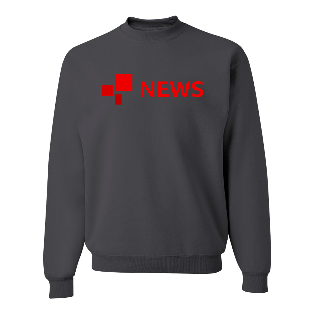 Men's BBC News  JERZEES NuBlend Crewneck Sweatshirt