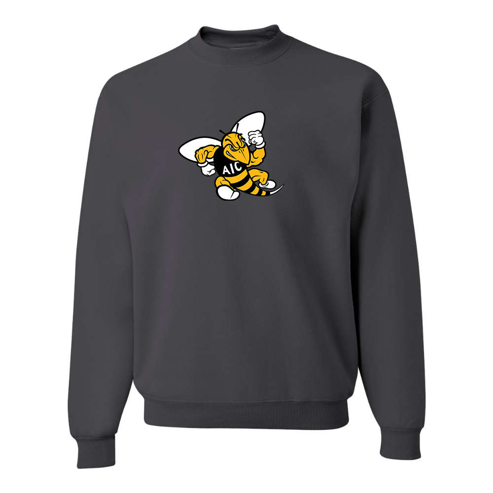 Men's AIC Yellow Jackets  JERZEES NuBlend Crewneck Sweatshirt