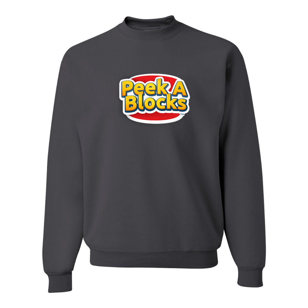 Men's Peek A Blocks JERZEES NuBlend Crewneck Sweatshirt