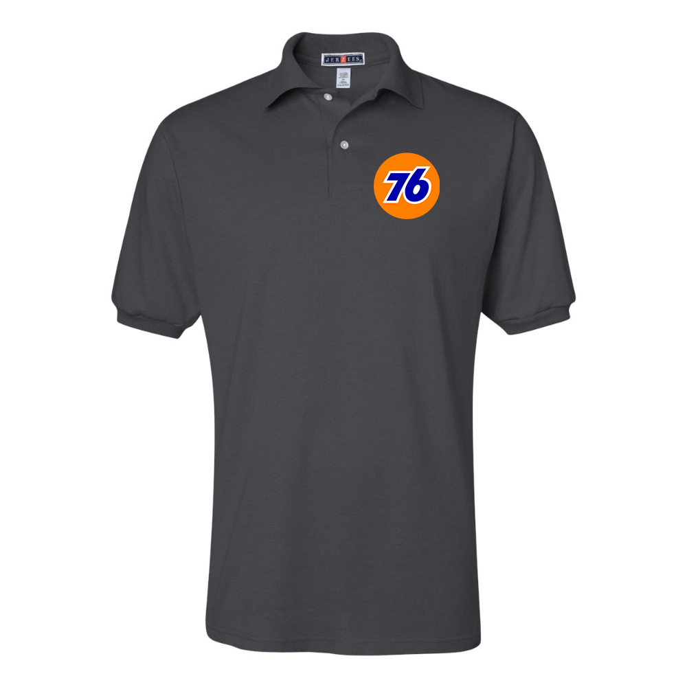 Men's 76 Gas Station JERZEES  SpotShield polo