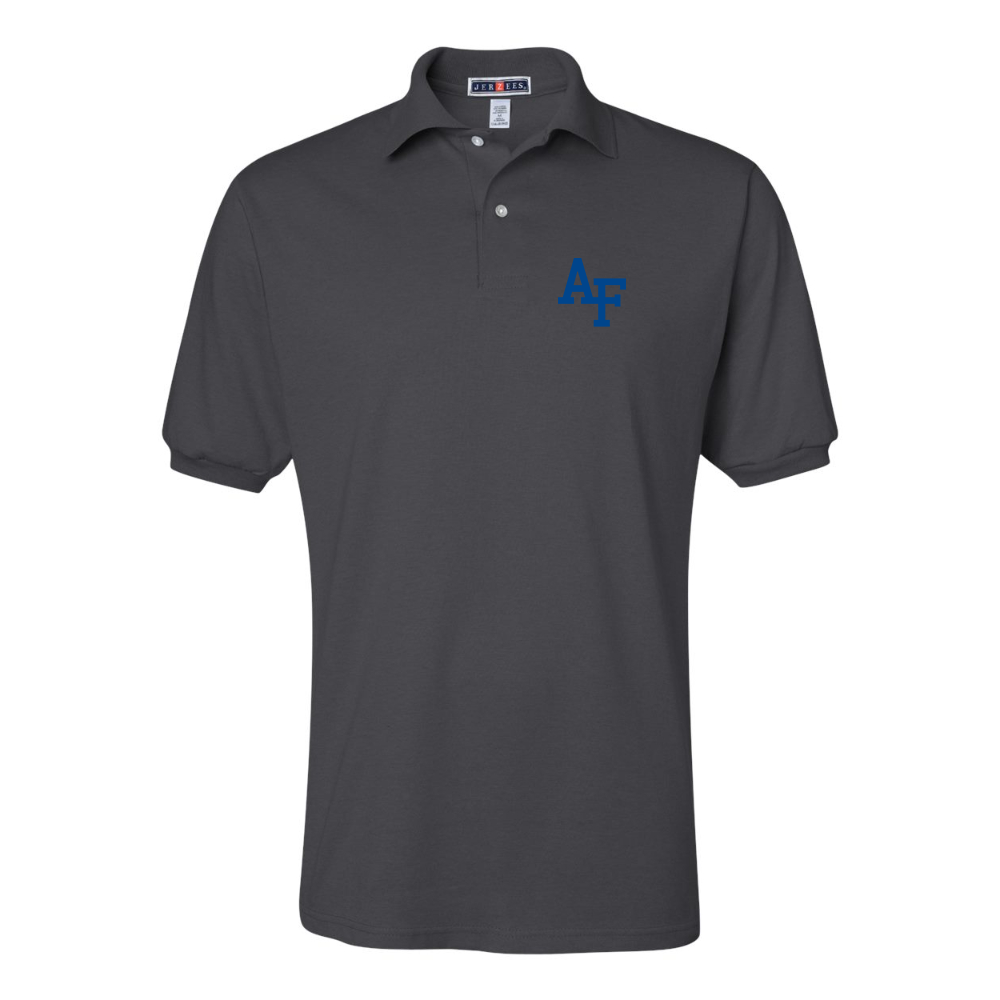 Men's Air Force Falcons JERZEES  SpotShield polo