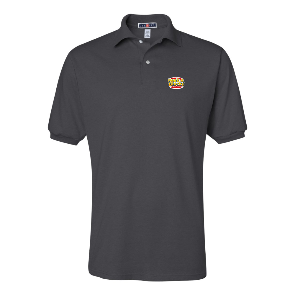 Men's Peek A Blocks JERZEES  SpotShield polo