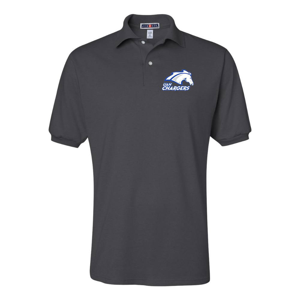 Men's Alabama Huntsville Chargers JERZEES  SpotShield polo