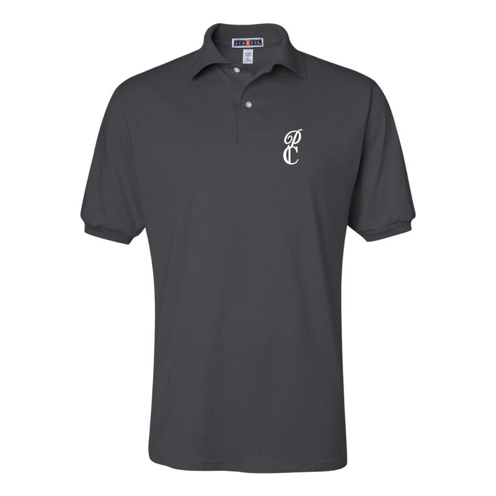 Men's P & C Black   JERZEES  SpotShield polo