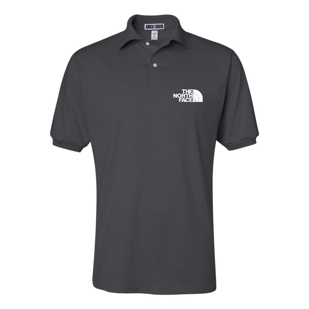Men's  The North Face Black JERZEES  SpotShield polo
