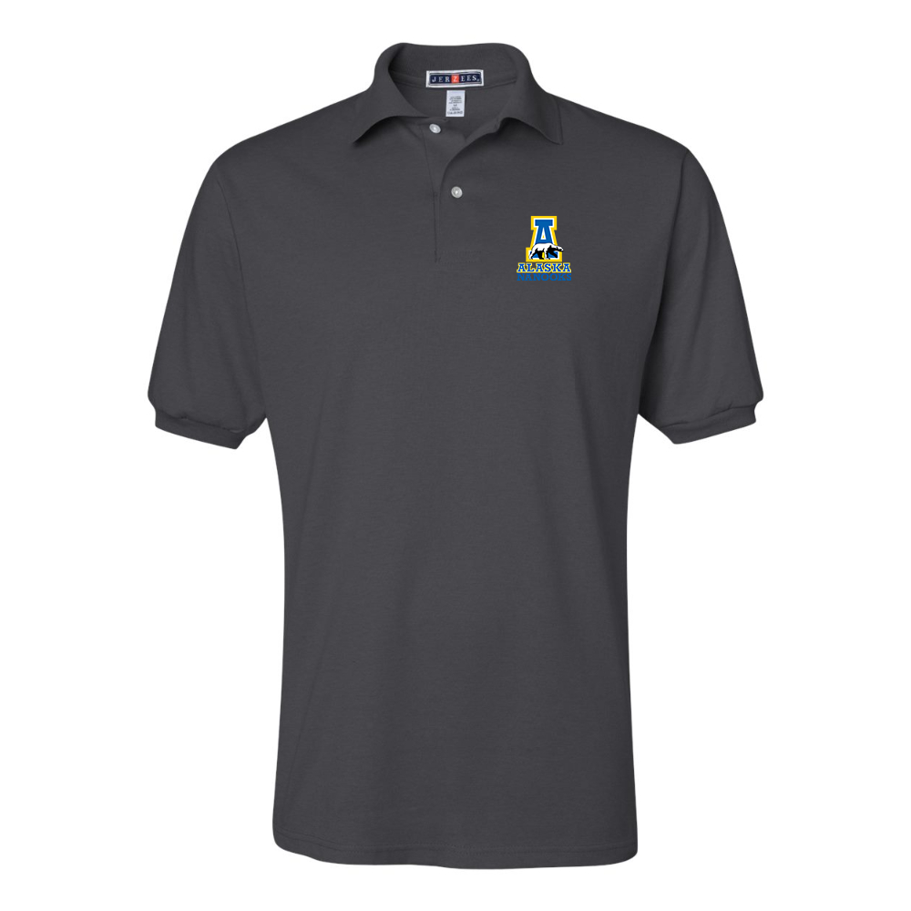 Men's Alaska Nanooks JERZEES  SpotShield polo