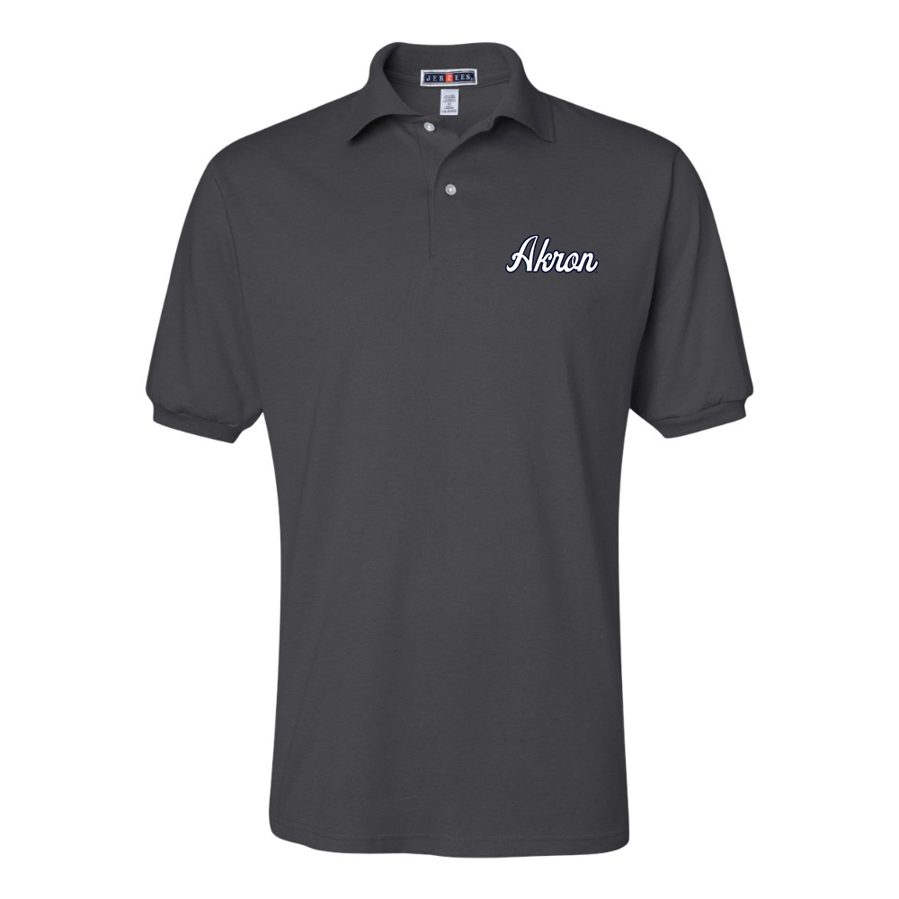 Men's Akron Zips  JERZEES  SpotShield polo
