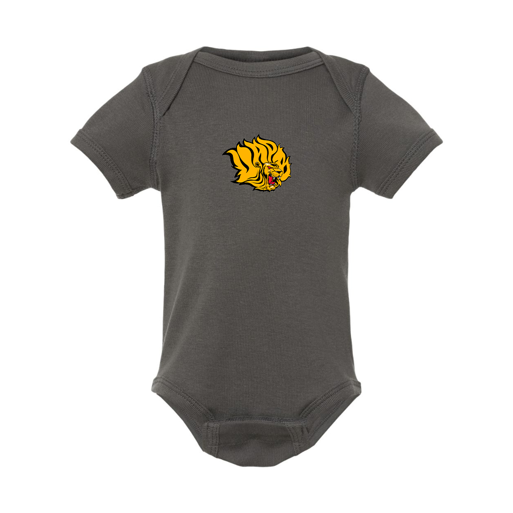 Arkansas PB Golden Lions Rabbit Skins Infant Baby Rib Bodysuit