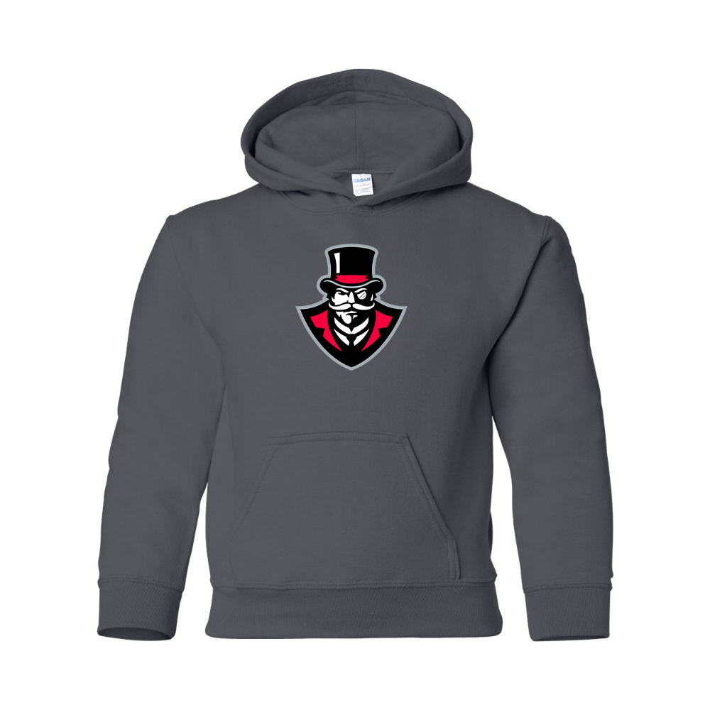 Youth Austin Peay Governors Gildan Heavy Blend  Hooded Sweatshirt
