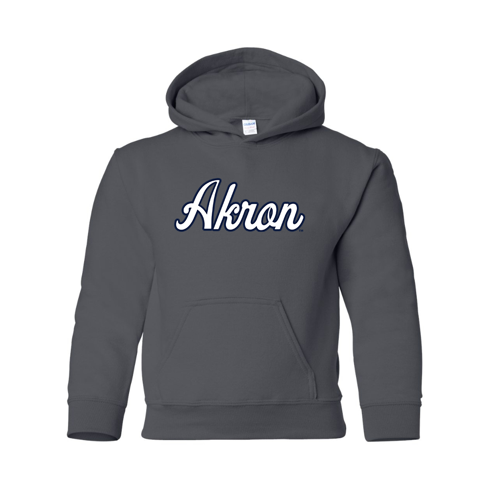 Youth Akron Zips Gildan Heavy Blend  Hooded Sweatshirt