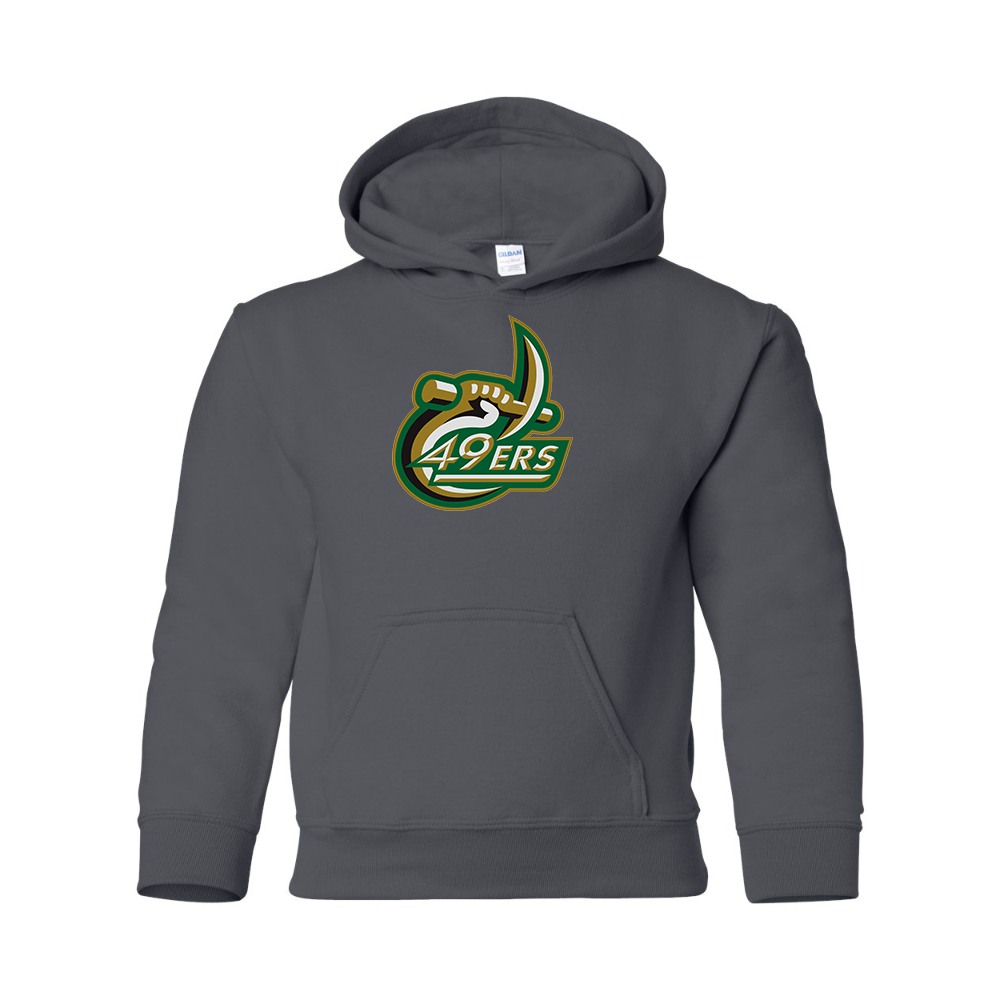 Youth  Charlotte 49ers Gildan Heavy Blend  Hooded Sweatshirt