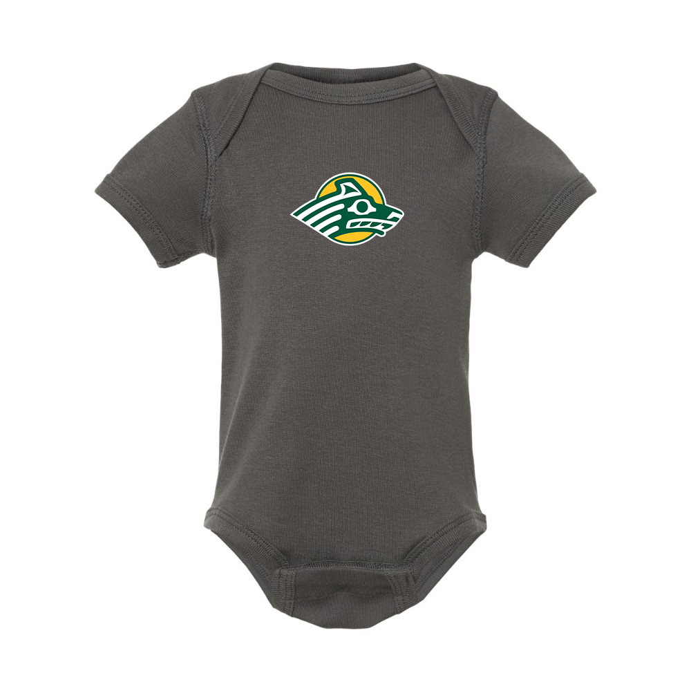 Alaska Anchorage Seawolves  Rabbit Skins Infant Baby Rib Bodysuit