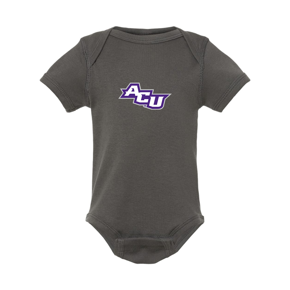 Abilene Christian Wildcats  Rabbit Skins Infant Baby Rib Bodysuit