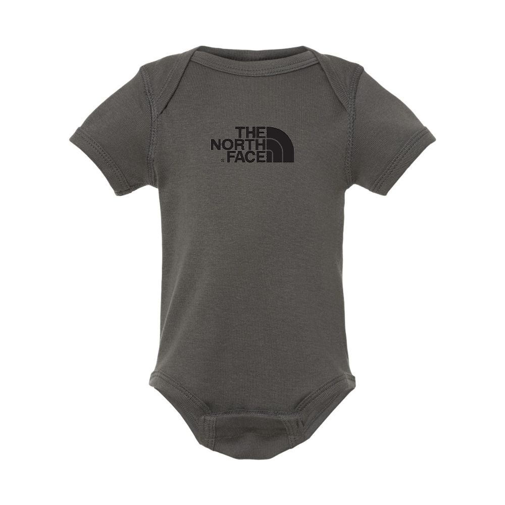 The North Face Black Rabbit Skins Infant Baby Rib Bodysuit
