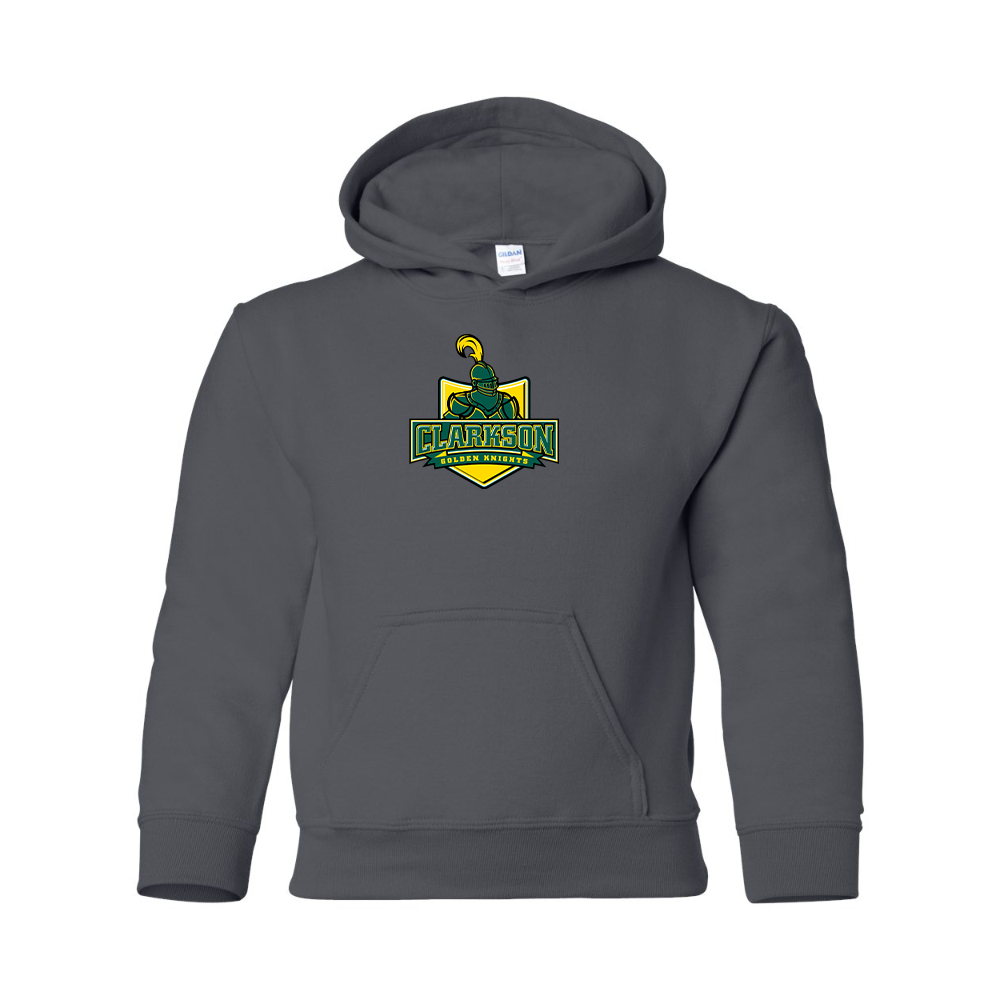 Youth Clarkson Golden Knights Gildan Heavy Blend  Hooded Sweatshirt