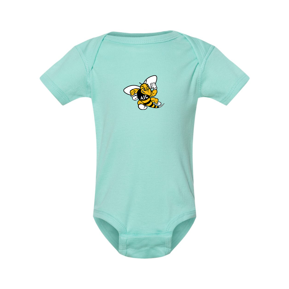 AIC Yellow Jackets   Rabbit Skins Infant Baby Rib Bodysuit