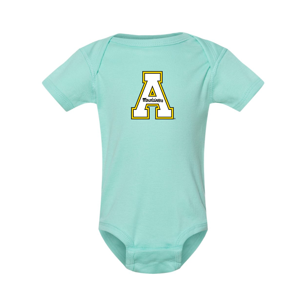 Appalachian State Mountaineers  Rabbit Skins Infant Baby Rib Bodysuit