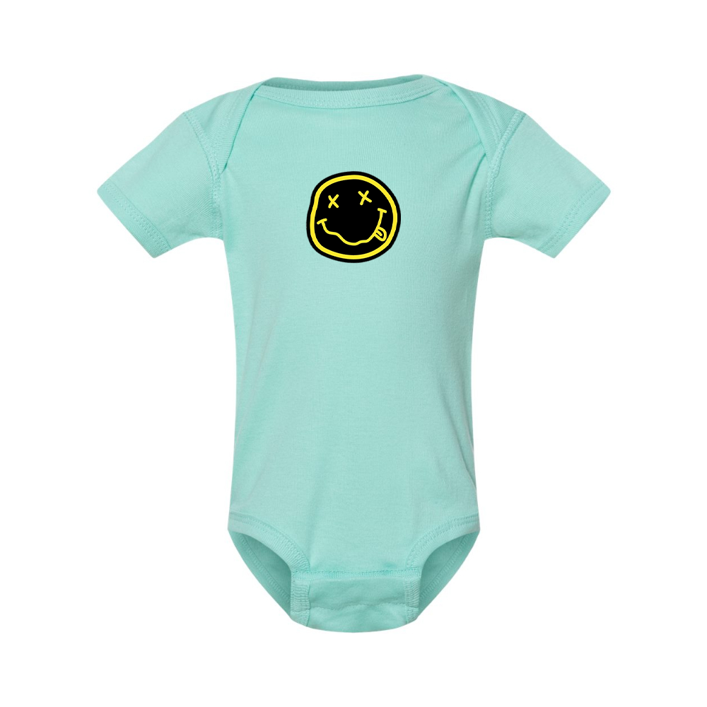 Nirvana Yellow and Black Face Rabbit Skins Infant Baby Rib Bodysuit