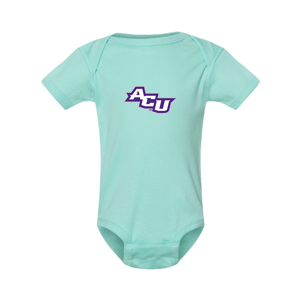 Abilene Christian Wildcats  Rabbit Skins Infant Baby Rib Bodysuit