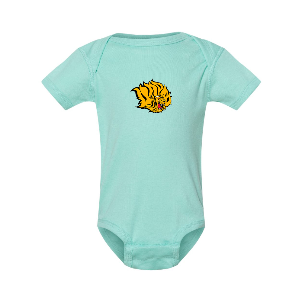 Arkansas PB Golden Lions Rabbit Skins Infant Baby Rib Bodysuit