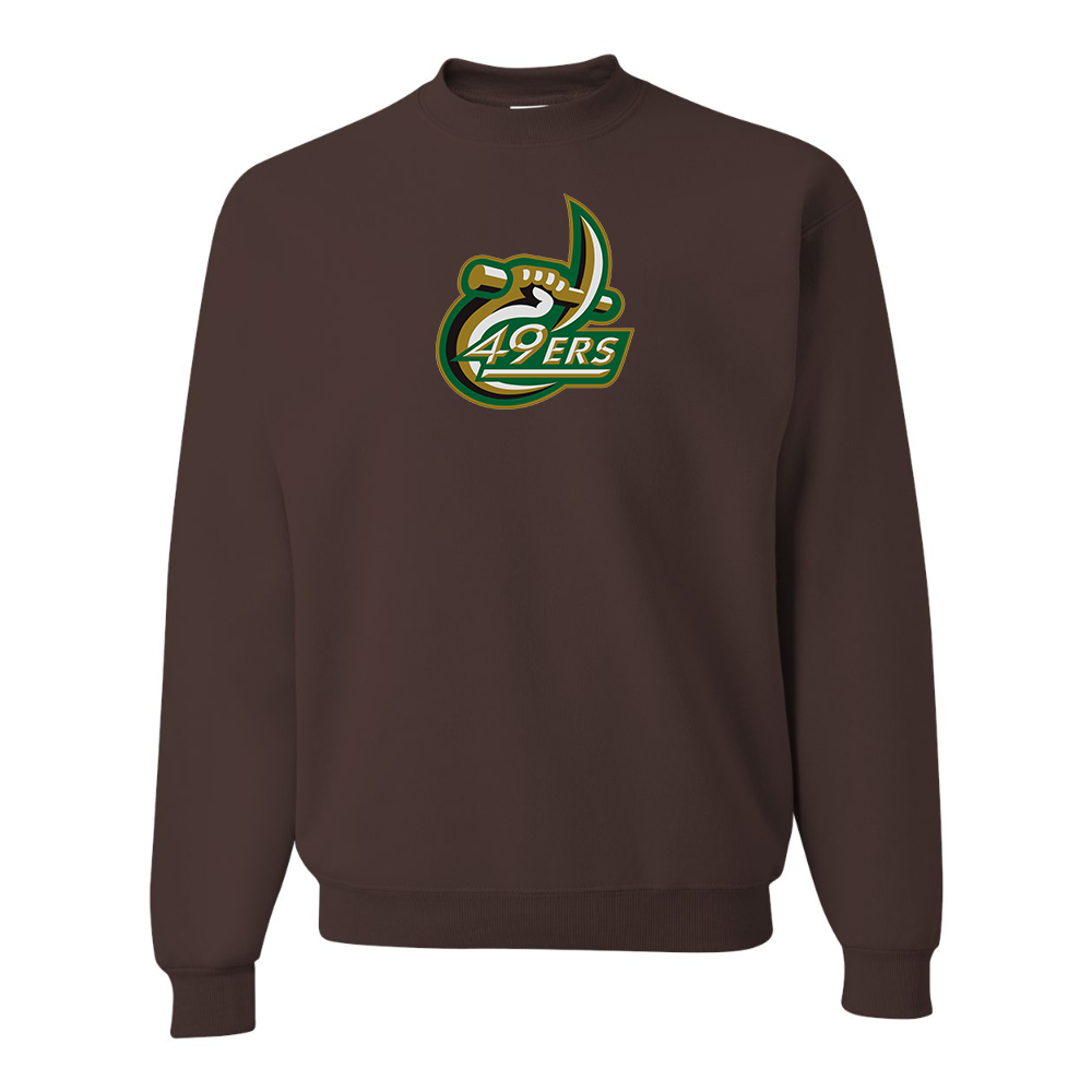 Men's  Charlotte 49ers JERZEES NuBlend Crewneck Sweatshirt