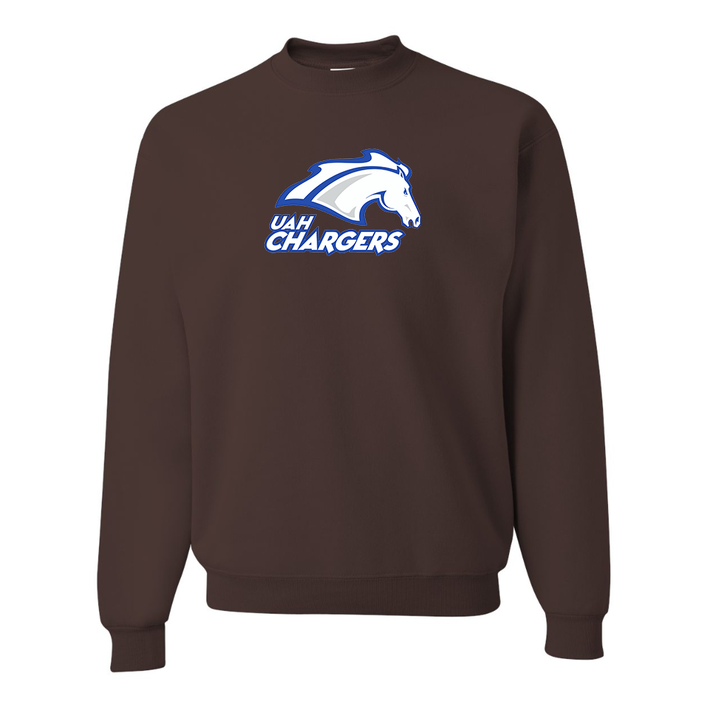 Men's Alabama Huntsville Chargers JERZEES NuBlend Crewneck Sweatshirt
