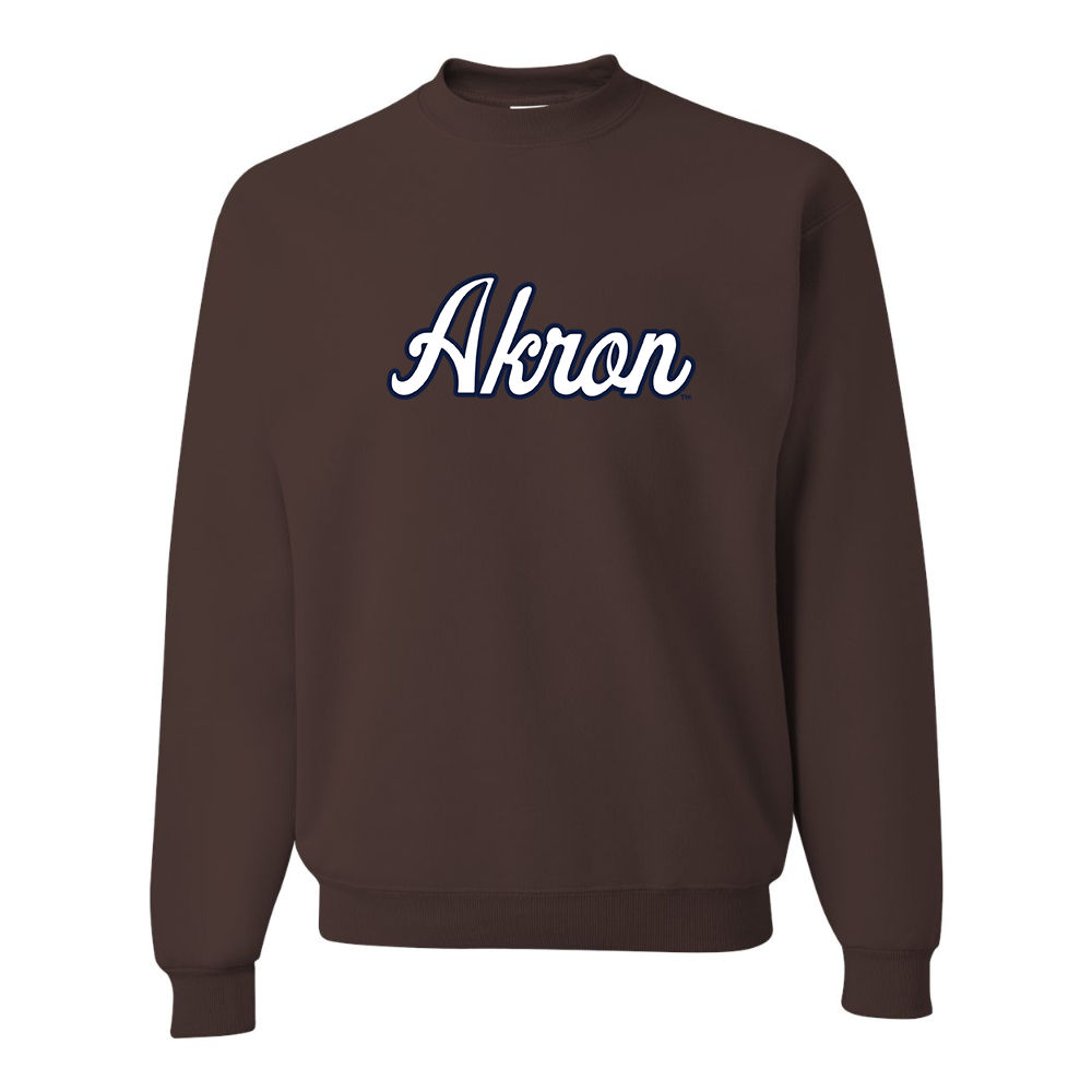Men's Akron Zips   JERZEES NuBlend Crewneck Sweatshirt