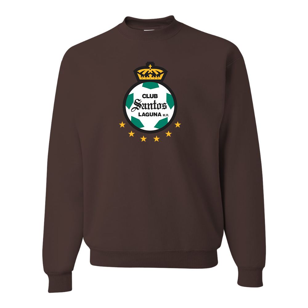 Men's Santos Laguna Soccer  JERZEES NuBlend Crewneck Sweatshirt