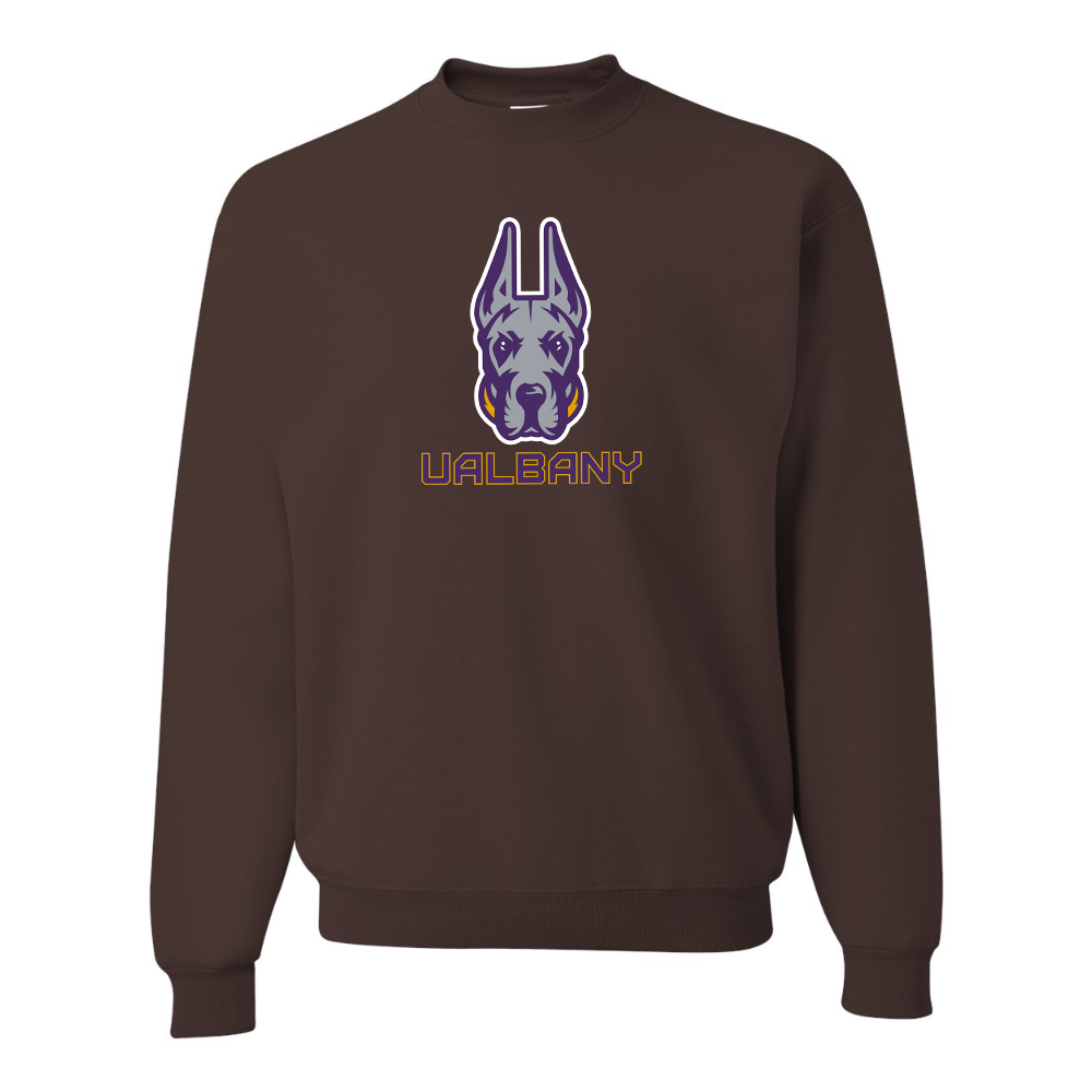 Men's Albany Great Danes  JERZEES NuBlend Crewneck Sweatshirt