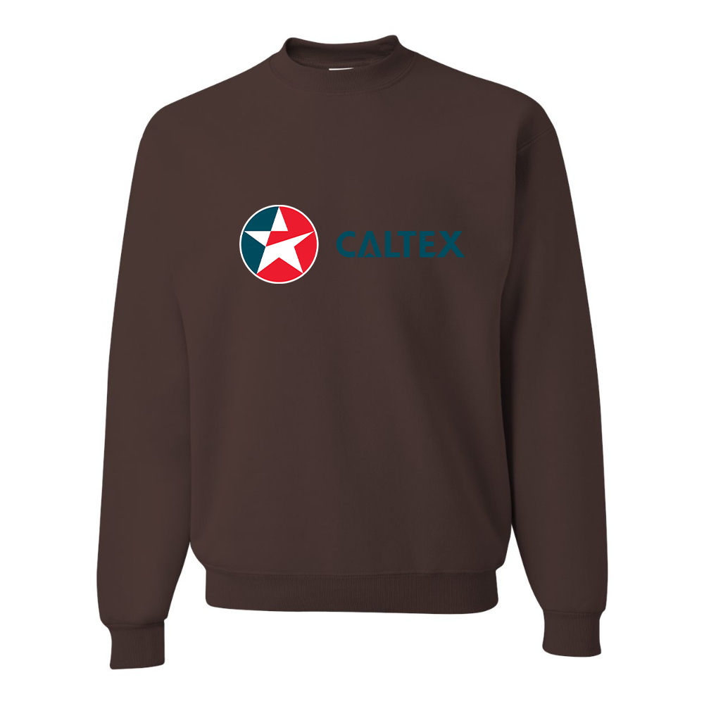 Men's  Caltex Gas Station  JERZEES NuBlend Crewneck Sweatshirt