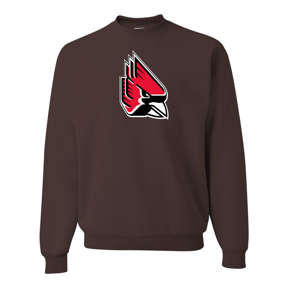 Men's   Ball State Cardinals JERZEES NuBlend Crewneck Sweatshirt