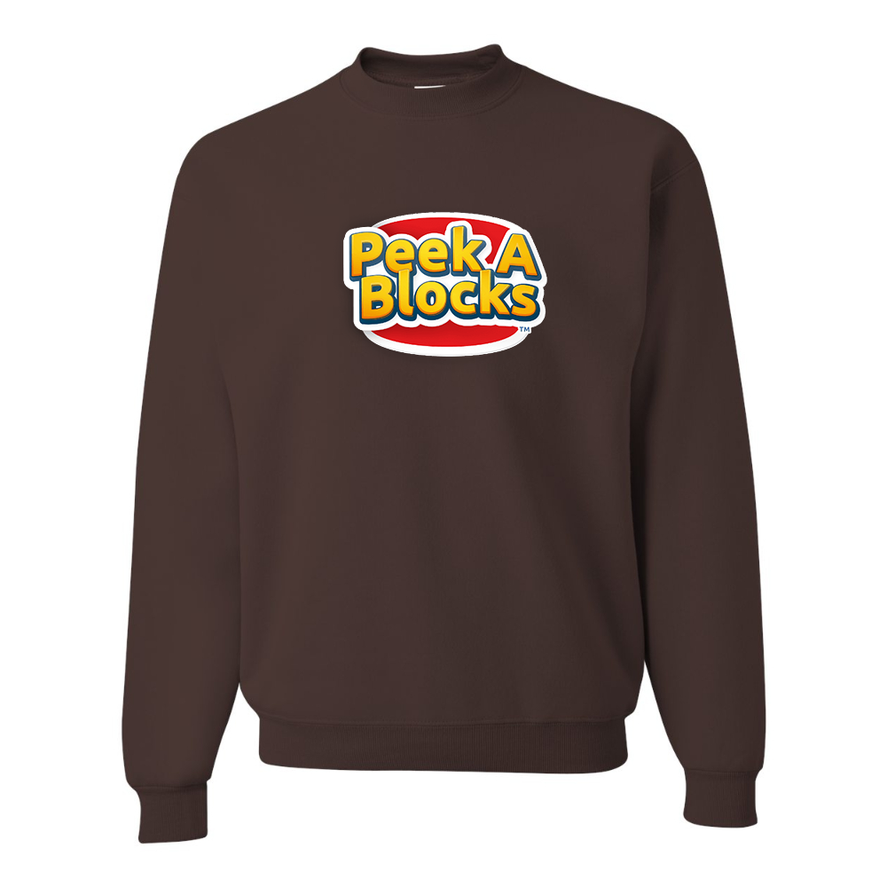 Men's Peek A Blocks JERZEES NuBlend Crewneck Sweatshirt